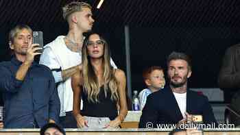 Victoria Beckham proves she's still the ultimate WAG as she joins husband David and sons Romeo and Cruz in Miami to watch Argentina take on Cape Verde in the World Cup