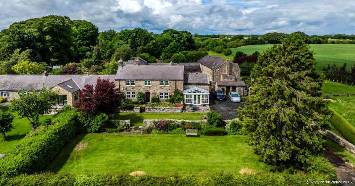 Inside a 'beautiful' Northumberland farmhouse with paddock and stable for sale at £825,000