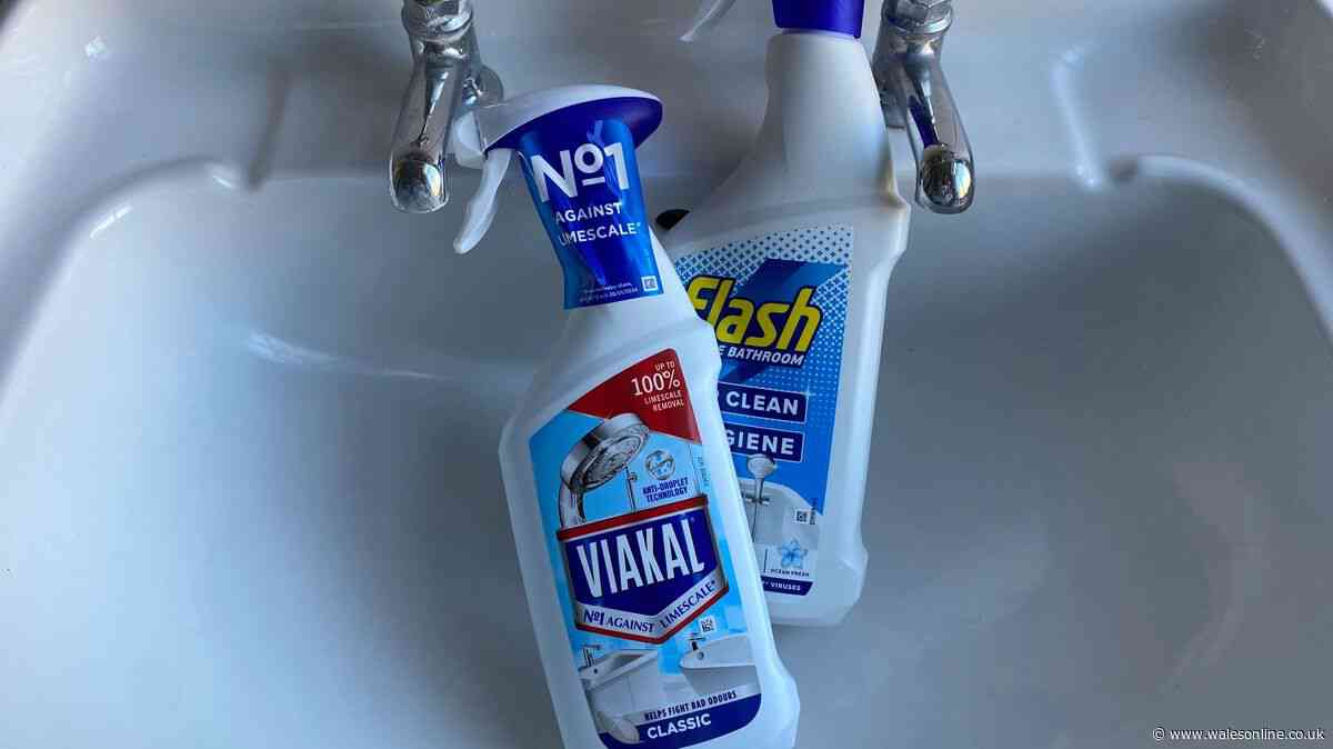 I tested Viakal and Flash limescale removers in my bathroom — obvious winner
