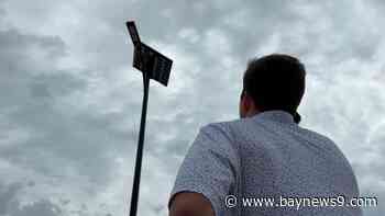 Tampa-based solar streetlight company helping communities stay in the light after storms
