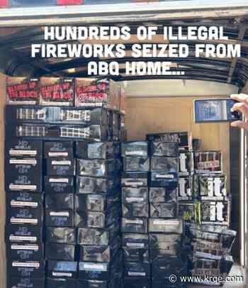 Albuquerque police say seizure of illegal fireworks led to man facing charges