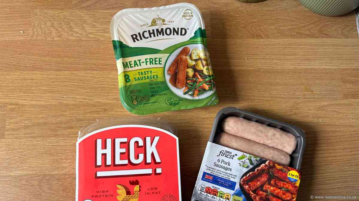 I compared pork, chicken and veggie sausages – there was a surprising winner