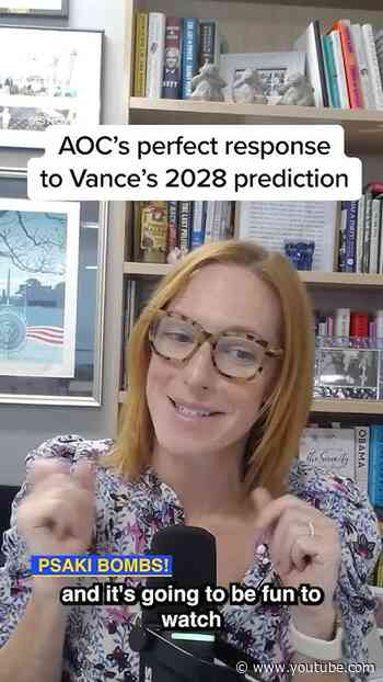 AOC’s perfect response to Vance’s 2028 prediction