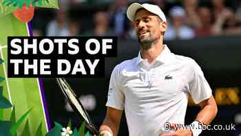 'Outstanding' - best shots from day five of Wimbledon