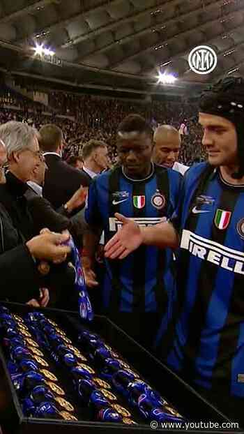 Cristian Chivu after winning the Champions League 🏆🖤💙 Follow us for more content from Romania 🇷🇴