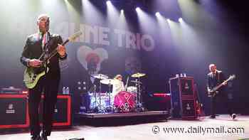 Rock band Alkaline Trio cancels tour just HOURS before going on stage as frontman Matt Skiba faces health crisis: 'Can't talk or walk'
