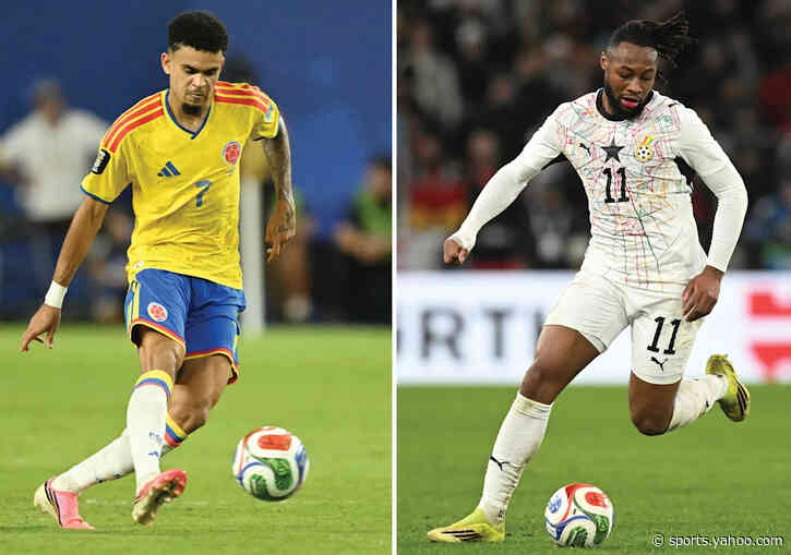 Colombia and Ghana name starting XIs for Round of 32 clash
