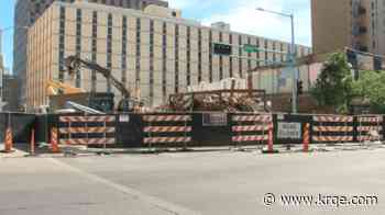 City of Albuquerque tears down Bliss Building months after partial collapse