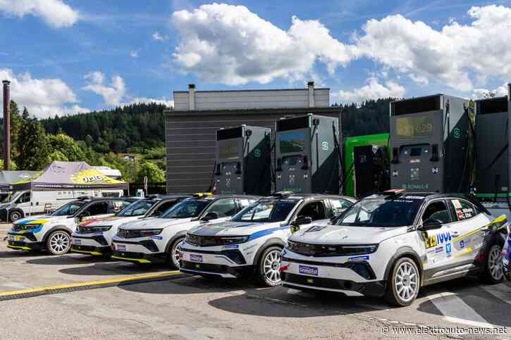 Opel: Neues Ladekonzept für elektrischen Rally Cup