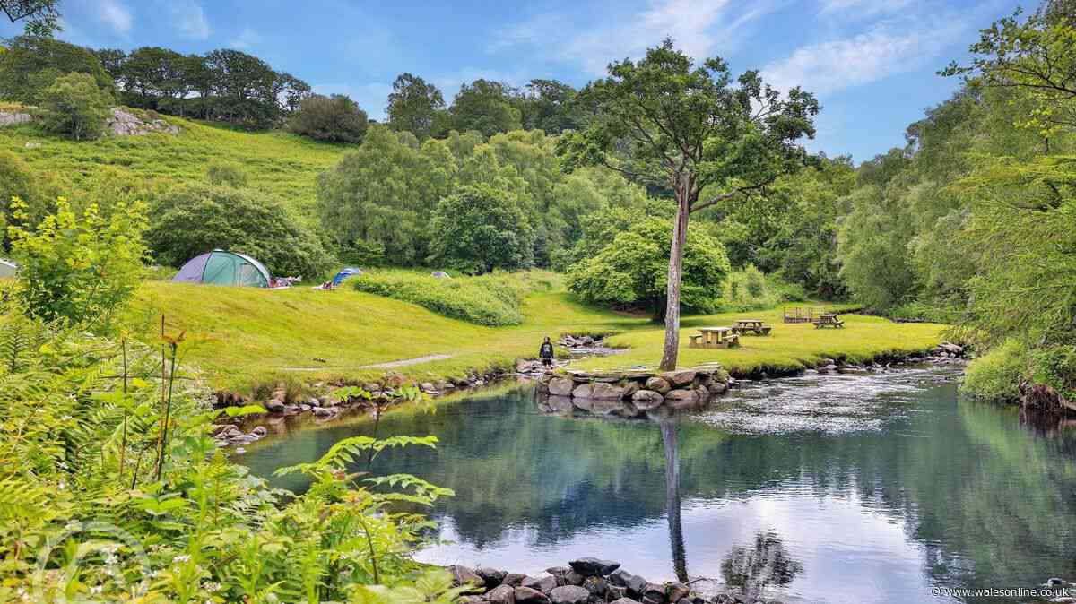 'Out of this world' Welsh campsite beside a waterfall named the best in the UK