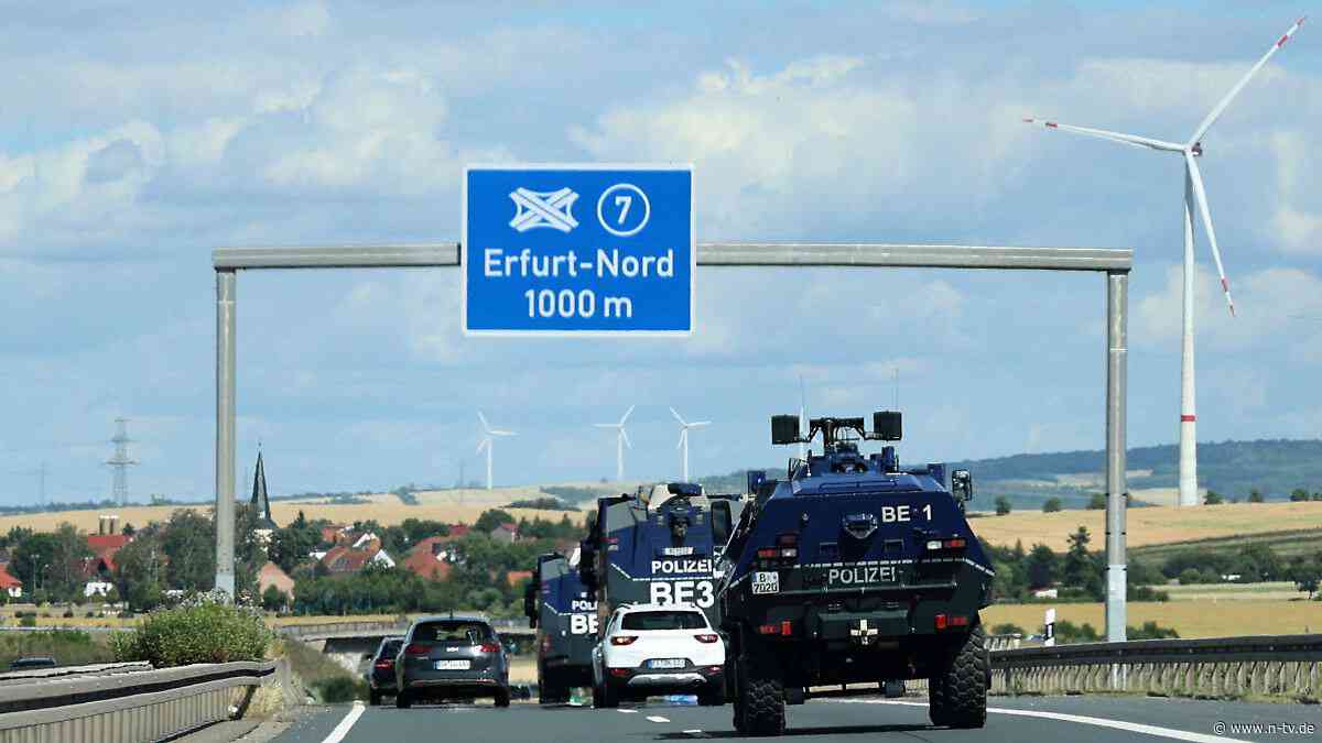 Blaulicht und Blockaden: Erfurt im Ausnahmezustand vor AfD-Parteitag