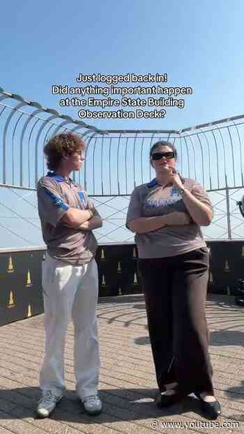 Never a dull moment at the #empirestatebuilding