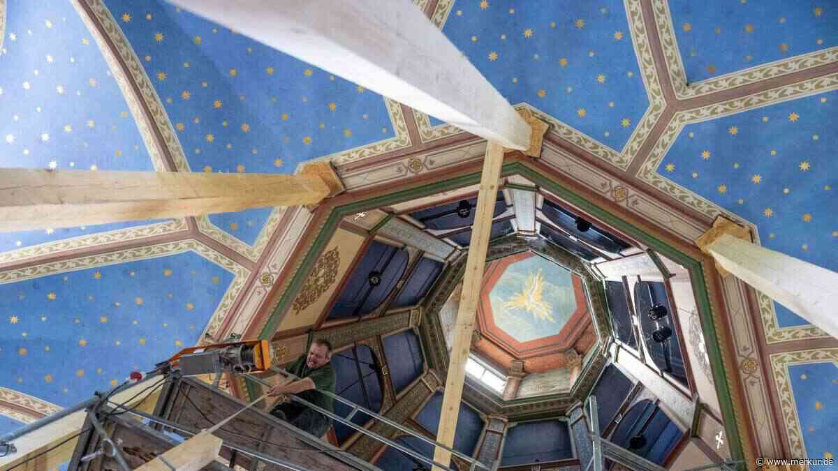 Portiunkulakirche: Acht Balken stützen marode Kuppel – Sanierung in weiter Ferne