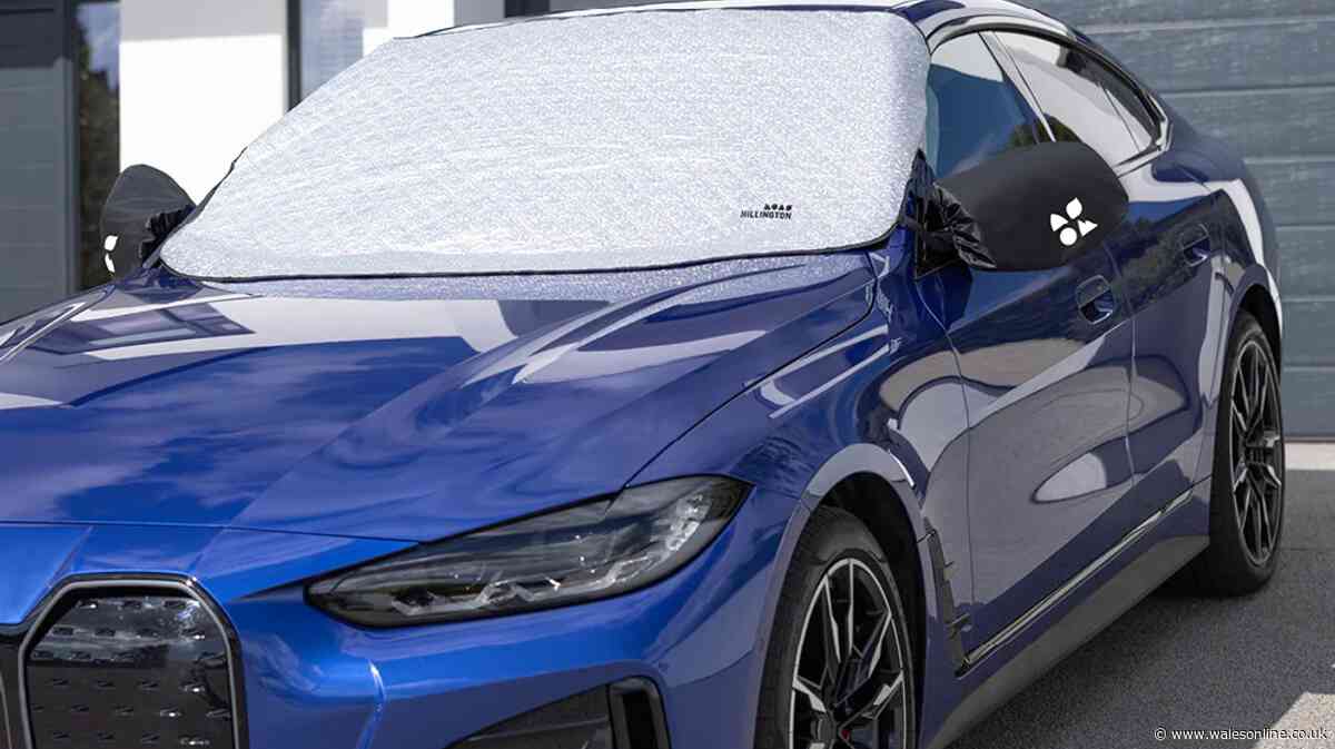 Drivers love windscreen cover that 'keeps cars cool' now £13.50 and cheaper than Amazon