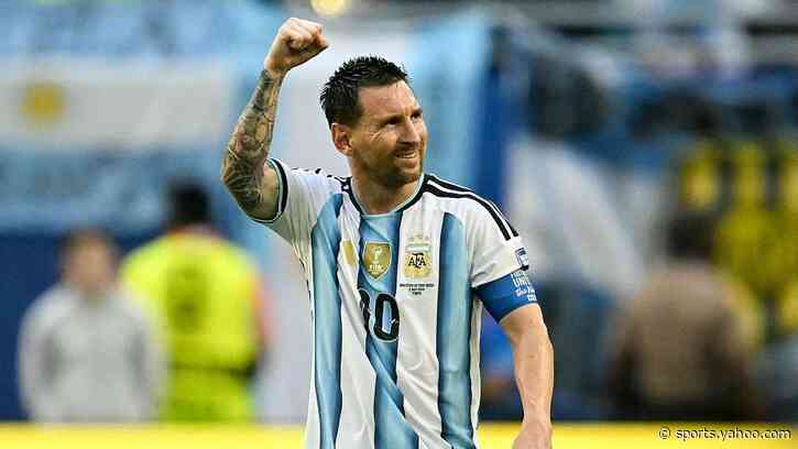 Murals, flags and beef dishes - Messi mania takes hold in Miami