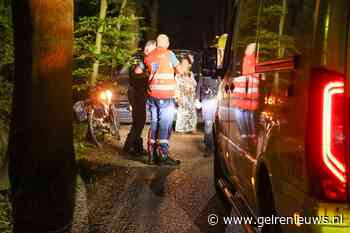 Gewonde fietser aangetroffen, traumahelikopter opgeroepen