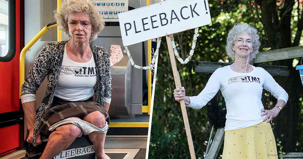 Greetje trok haar broek naar beneden in een drukke trein om te laten zien wat er ontbreekt, en nu krijgt ze gelijk