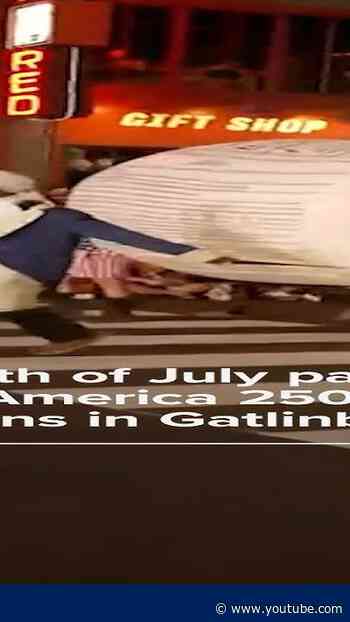 Gatlinburg kicks off America 250 celebrations with a parade and giant Constitution