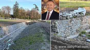 You've read about the bike sheds, now in the latest spending scandal, a local council is restoring a retaining wall at 50 euro PER BLOCK, a price local stone masons say they wouldn't dream of charging... And once more you're paying.
