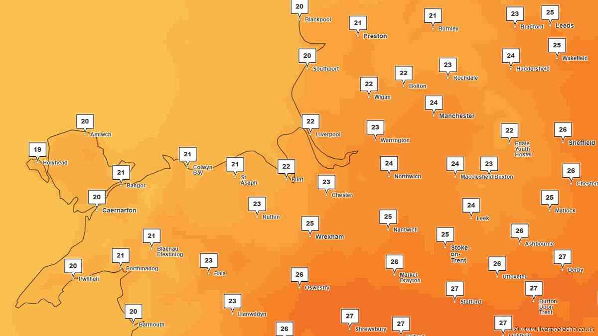 When the sun will return to Liverpool as 25°C highs forecast