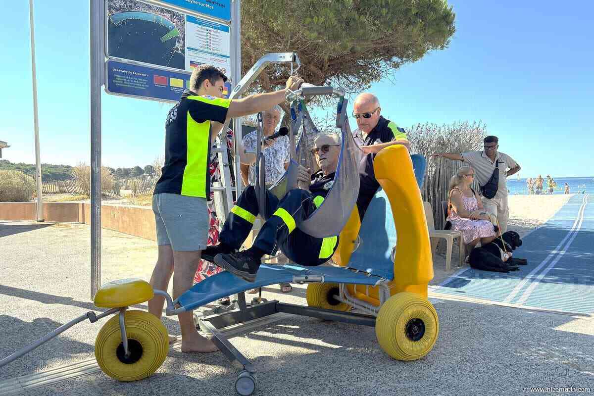 « Une plus grande amplitude d’ouverture cet été » : le dispositif Handiplage reprend du service à La Seyne