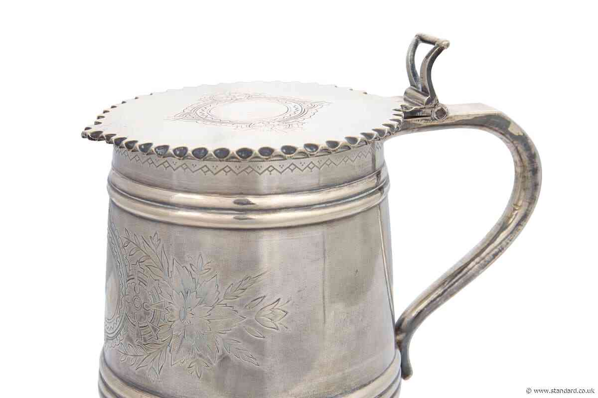 Silver collection found in attic beats expectations to sell for almost £60,000