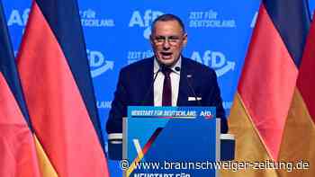 Chrupalla beschwört Einigkeit – AfD-Delegierte tricksen Demonstranten aus
