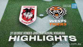 NRL Highlights: Dragons v Tigers - Round 18