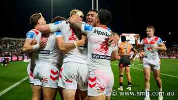 Tigers finals hopes fade after Koroisau injured in loss to Dragons