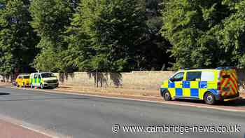Police rush to incident on major Cambridge road