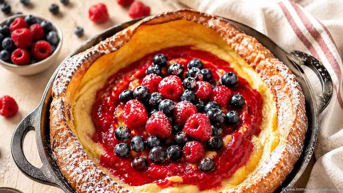 Dutch Baby mit Blaubeeren: Das fluffigste Frühstück aus dem Backofen