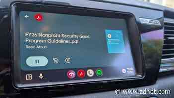 I tried Android Auto's new Adobe Acrobat PDF app - and it's surprisingly useful