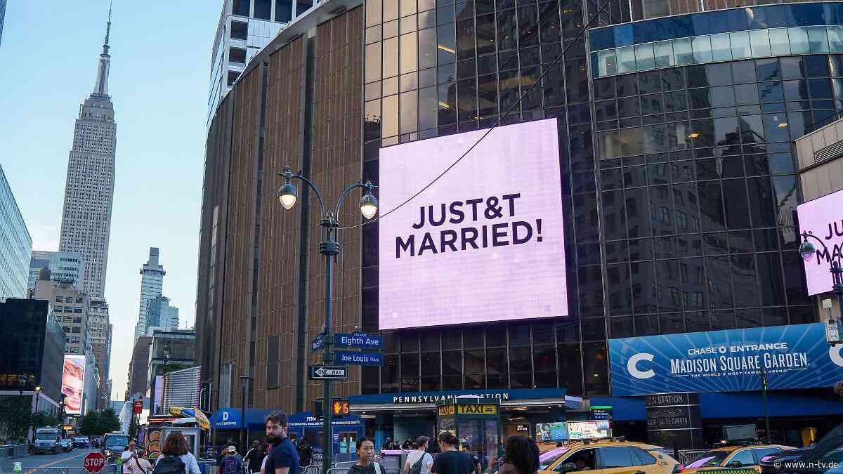 Sause im Madison Square Garden: So lief Taylor Swifts Traumhochzeit mit Travis Kelce ab