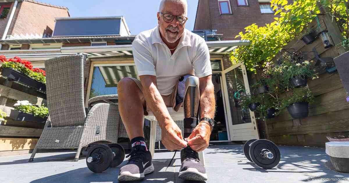 Ton (79) verliest been bij ongeval, maar niet de wil om stap voor stap terug naar oude leven te gaan