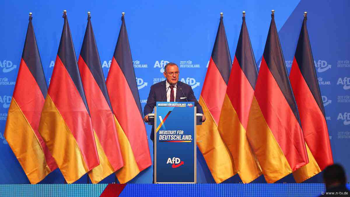 Parteitag eröffnet: Chrupalla: AfD steht bereit zum Regieren