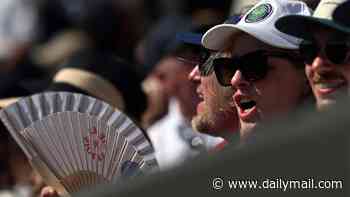 Wimbledon hands out free suncream as third heatwave begins with 34C on way and millions hit by new hosepipe ban