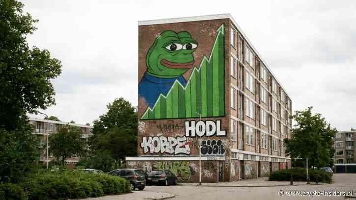 Cryptomunt PEPE stijgt 13 procent in 24 uur, dit zit erachter