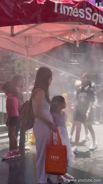 It’s getting HOT out here 🔥 Stop by our misting tent to cool down until July 3rd ☀️