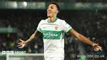 Bournemouth agree £25.7m deal for Elche striker Rodriguez