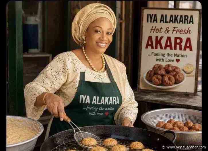 Tinubu media centre shares AI image of first lady selling akara