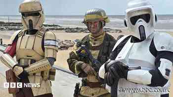 The seaside town where Stormtroopers patrol the beach