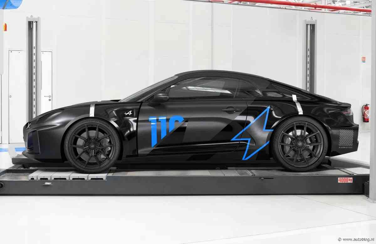 Dit is de eerste elektrische Alpine A110