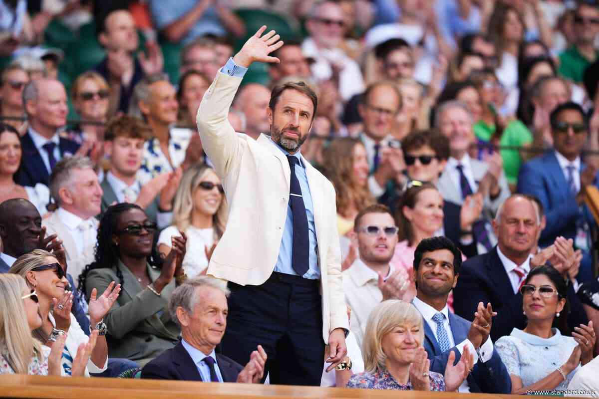 Chris Hoy and Gareth Southgate among sports stars at Wimbledon day six