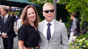 Glammed-up Sir Chris Hoy and wife turn heads at Wimbledon amid heartbreaking health battles