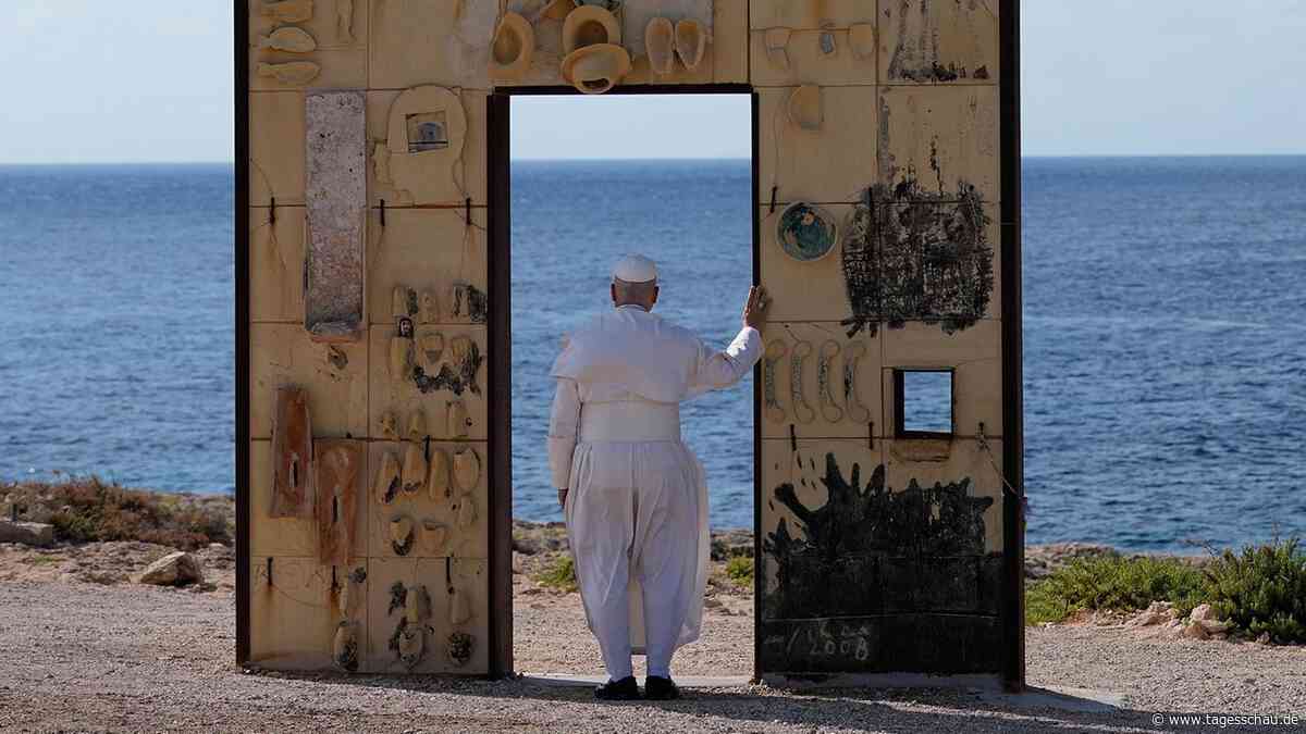 Papst auf Lampedusa - "Habt den Mut, anders zu denken"