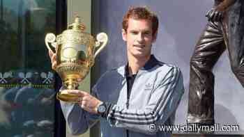 Andy Murray plays doubles for new Wimbledon statue as sculptor reveals he's using a 23-year-old stand-in model in place of 'gnarly' retired champion