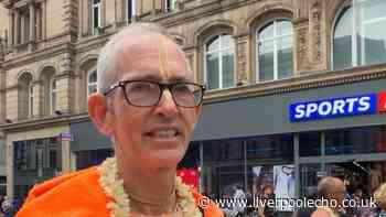 More than 100 celebrate love in Liverpool as only a small crowd gathers for protest