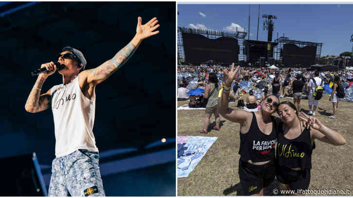 Ultimo è pronto, la festa del “Raduno degli Ultimi” entra nel vivo. Apre l’evento Fabrizio Moro, i 250mila cantano “Il giorno che aspettavo” e oltre 40brani