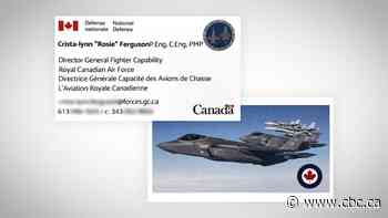 DND official rebuked for custom-made business card featuring F-35s