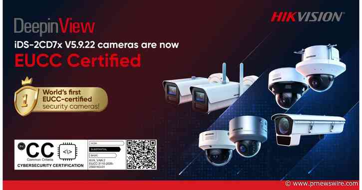 Hikvision získava prvú certifikáciu EUCC v odvetví pre sieťové kamery